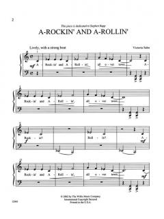 A Rockin And A Rollin Mid Elementary Piano Solo von Victoria Sabo 