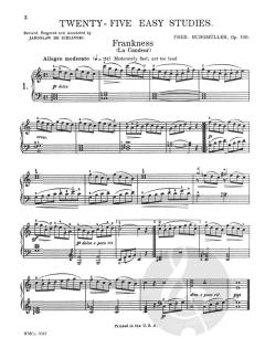 25 Progressive Studies Op.100 von Friedrich Burgmüller 
