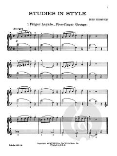 Studies In Style von John Thompson 