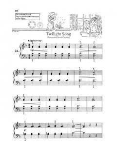 First Grade Etudes Twenty-Four Studies Piano von John Thompson 