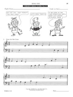 Theory Drill Games Book 1 von John Thompson 