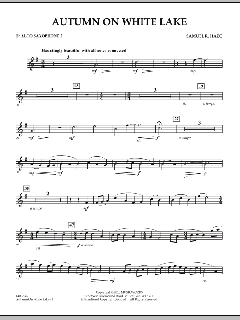 Autumn On White Lake von Samuel R. Hazo (Download) 