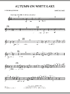 Autumn On White Lake von Samuel R. Hazo (Download) 