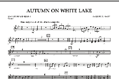 Autumn On White Lake von Samuel R. Hazo (Download) 