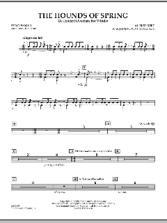 The Hounds Of Spring von Alfred Reed (Download) 