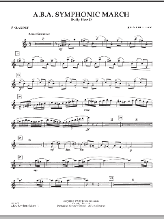 A.B.A. Symphonic March von John Cheetham (Download) 