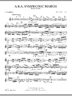 A.B.A. Symphonic March von John Cheetham (Download) 