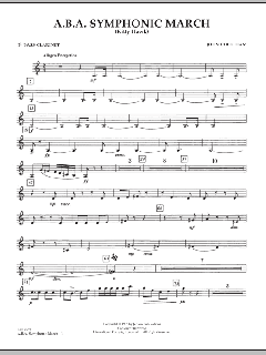 A.B.A. Symphonic March von John Cheetham (Download) 