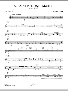 A.B.A. Symphonic March von John Cheetham (Download) 