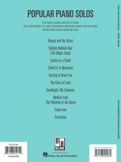 Popular Piano Solos Grade 3 