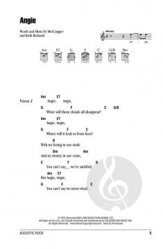 Acoustic Rock Guitar Chord Songbook 