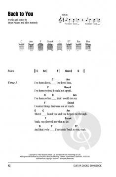 Acoustic Rock Guitar Chord Songbook 