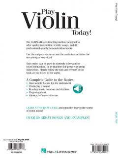 Play Violin Today Level 1 Book And Online Audio von Sharon Stosur im Alle Noten Shop kaufen