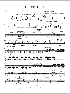 Second Essay von Samuel Barber (Download) 