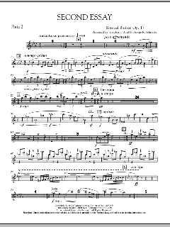 Second Essay von Samuel Barber (Download) 