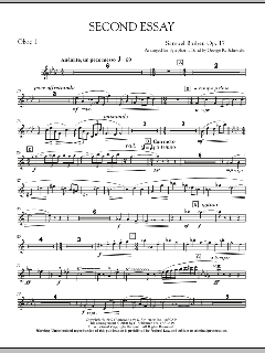 Second Essay von Samuel Barber (Download) 