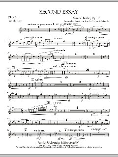Second Essay von Samuel Barber (Download) 