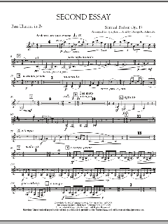 Second Essay von Samuel Barber (Download) 