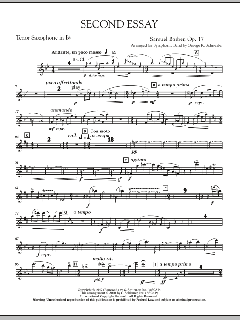 Second Essay von Samuel Barber (Download) 