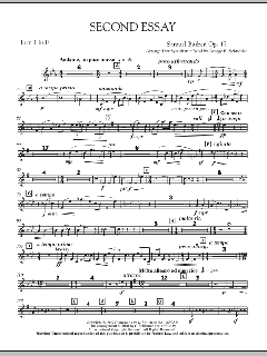 Second Essay von Samuel Barber (Download) 