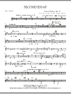 Second Essay von Samuel Barber (Download) 