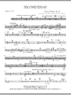 Second Essay von Samuel Barber (Download) 