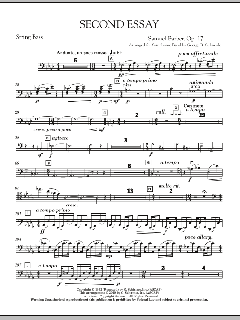 Second Essay von Samuel Barber (Download) 
