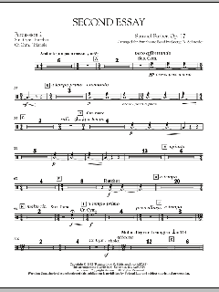 Second Essay von Samuel Barber (Download) 
