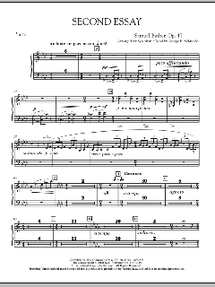 Second Essay von Samuel Barber (Download) 