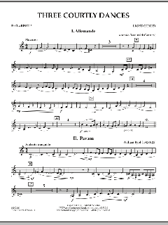 Three Courtly Dances (Download) 