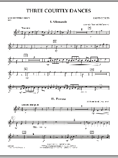 Three Courtly Dances (Download) 