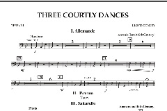 Three Courtly Dances (Download) 