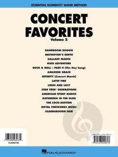 Concert Favorites Vol. 2 Baritone Sax 