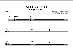 Allegretto aus: Symphonie Nr. 7 A-Dur op. 92 von Ludwig van Beethoven (Download) 