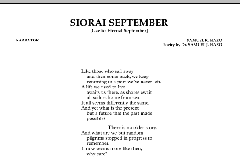 Siorai September von Samuel R. Hazo (Download) 