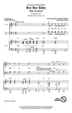 Bye Bye Baby (The Four Seasons) 