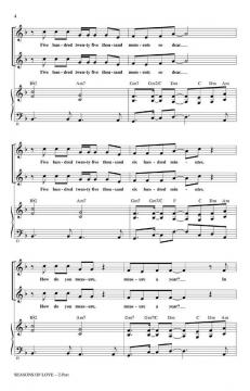 Seasons Of Love von Jonathan Larson 