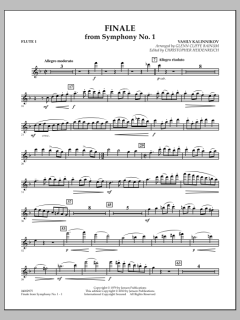 Finale From Symphony No. 1 von Basile Kalinnikov (Download) 