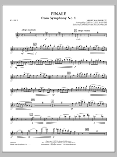 Finale From Symphony No. 1 von Basile Kalinnikov (Download) 