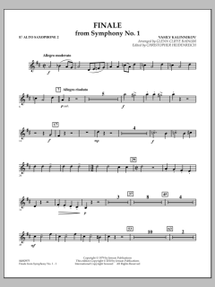 Finale From Symphony No. 1 von Basile Kalinnikov (Download) 