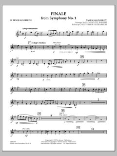 Finale From Symphony No. 1 von Basile Kalinnikov (Download) 