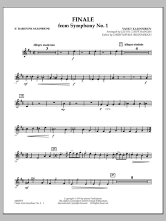 Finale From Symphony No. 1 von Basile Kalinnikov (Download) 