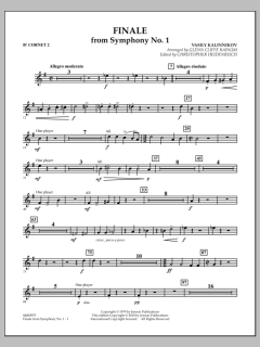 Finale From Symphony No. 1 von Basile Kalinnikov (Download) 