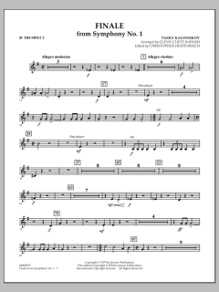 Finale From Symphony No. 1 von Basile Kalinnikov (Download) 