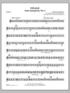 Finale From Symphony No. 1 von Basile Kalinnikov (Download) 