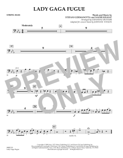 Lady Gaga Fugue von Stefani Germanotta (Download) 