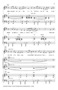 Opening Night! A New Generation Of Broadway (Medley) 