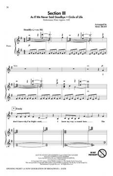 Opening Night! A New Generation Of Broadway (Medley) 