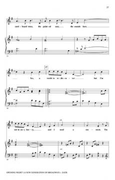 Opening Night! A New Generation Of Broadway (Medley) 