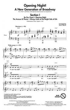 Opening Night! A New Generation Of Broadway (Medley) 